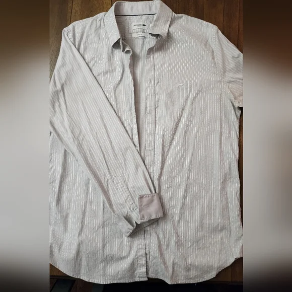 Lacoste | Shirts | Lacoste Slim Fit Button Down Dress Shirt | Poshmark